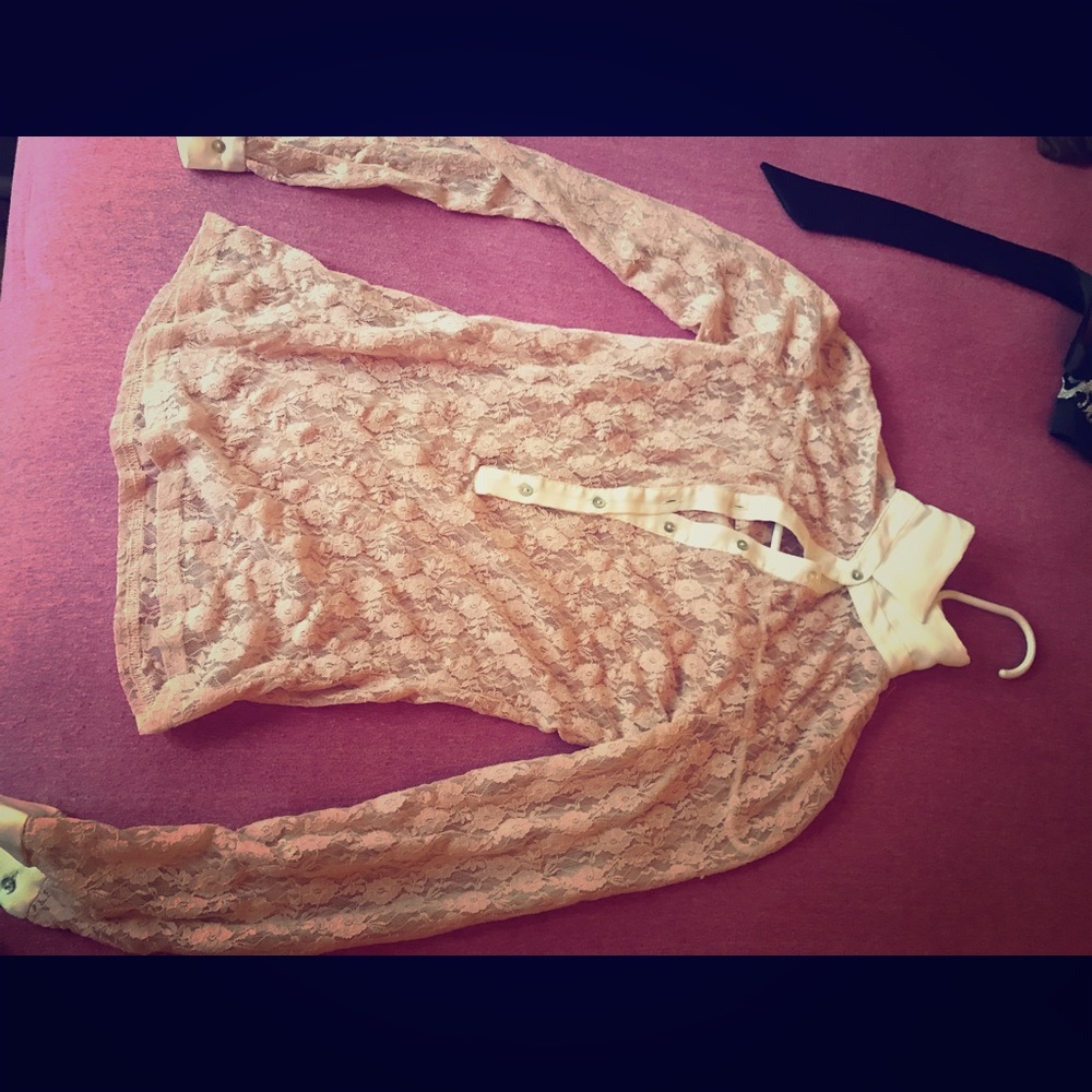 Stylish Laced button down